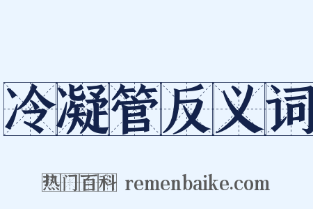冷凝管反义词是什么意思的图片